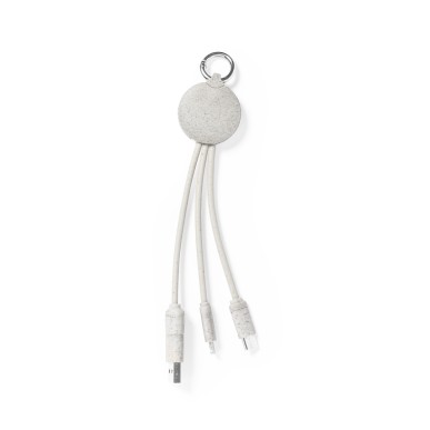Dumof - Connexion Micro USB, Type C et Lightning 5V DC 2.4A | Paille d