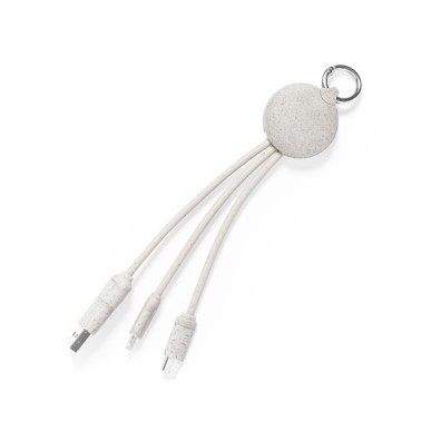 Dumof - Connexion Micro USB, Type C et Lightning 5V DC 2.4A | Paille d