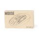 Diguan - Sans Fil. Optique. 1 Pile AA Non Incluse | Bambou/ ABS