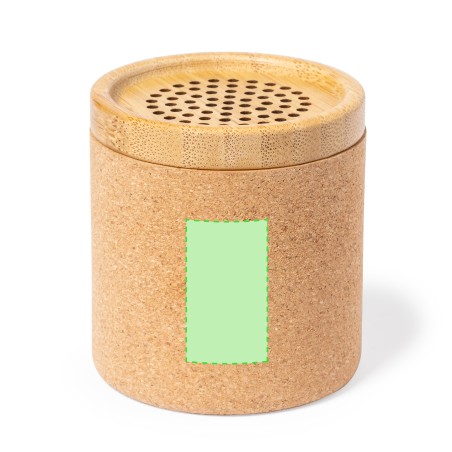 Mirintex - Bluetooth Anschluss. Schallleistung 3W. Batterie 300 mAh | Kork/ Bambus