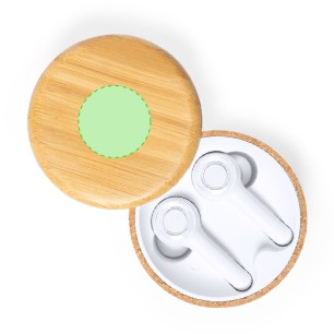 Grigal - Bluetooth Anschluss. Batterie 30 mAh/ Aufladestation 300 mAh | Kork/ Bambus