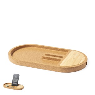 Beny - Drahtlos 15W | Kork/ Bambus