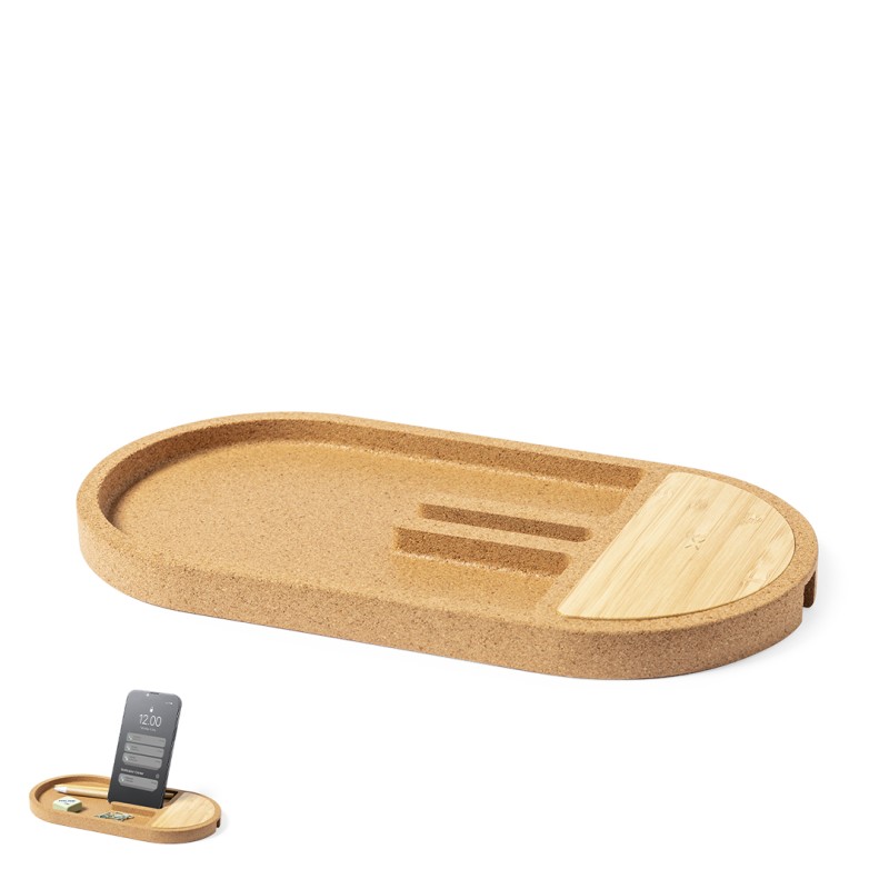 Beny - Drahtlos 15W | Kork/ Bambus