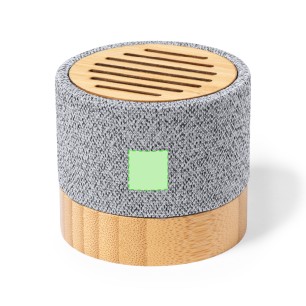 Blarak - Connexion Bluetooth. Puissance Sonore 3W. Batterie 300 mAh | Polyester RPET/ Bambou