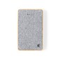 Bralty - 5000 mAh. 2 Sorties USB. Sortie et Entrée Type C | Polyester RPET/ Bambou