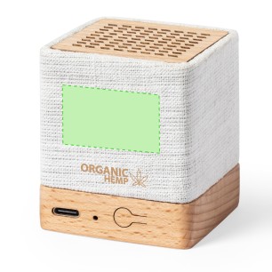 Dorkin - Bluetooth Anschluss. Schallleistung 3W. Batterie 300 mAh | Organische Hanf/ Holz