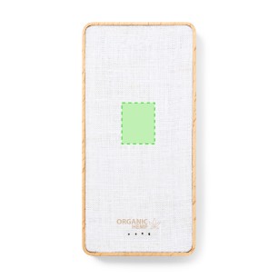 Meskat - 8000 mAh. 2 Sorties USB. Sortie et Entrée Type C | Chanvre Organique/ Bois