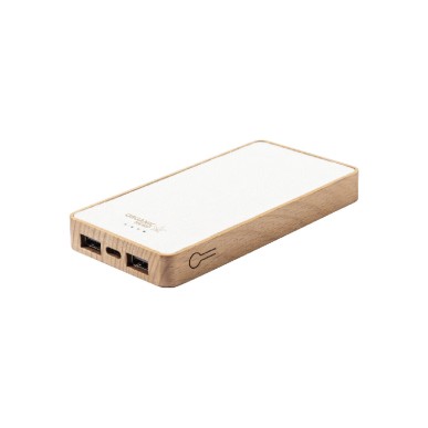 Meskat - 8000 mAh. 2 Sorties USB. Sortie et Entrée Type C | Chanvre Or