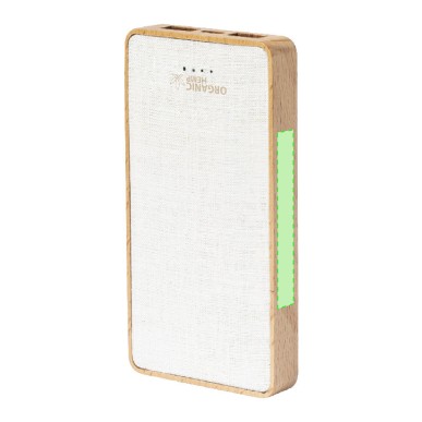 Meskat - 8000 mAh. 2 Sorties USB. Sortie et Entrée Type C | Chanvre Or