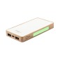 Meskat - 8000 mAh. 2 Sorties USB. Sortie et Entrée Type C | Chanvre Organique/ Bois