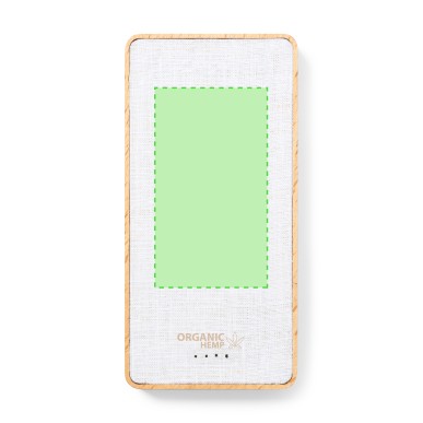 Meskat - 8000 mAh. 2 Sorties USB. Sortie et Entrée Type C | Chanvre Or