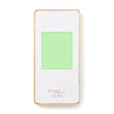 Meskat - 8000 mAh. 2 Sorties USB. Sortie et Entrée Type C | Chanvre Or
