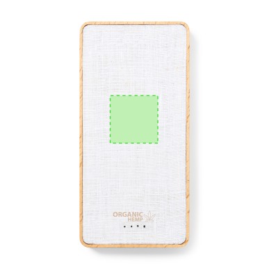 Meskat - 8000 mAh. 2 Sorties USB. Sortie et Entrée Type C | Chanvre Or