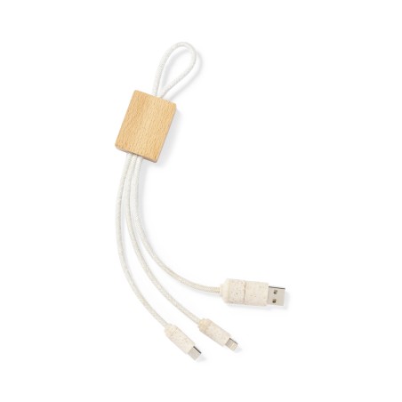 Nuskir - Connexion Micro USB, Type C et Lightning 5V DC 2.4A | Paille 