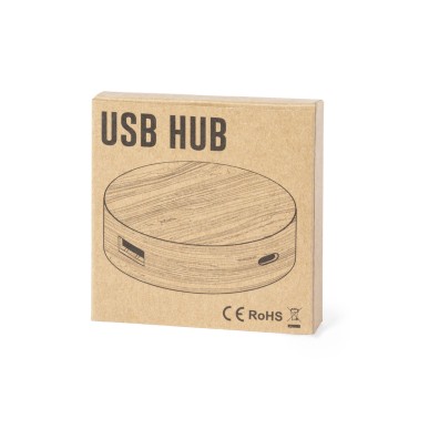 Lasiar - 1 Typ C Hub. 2 Hubs USB 2.0 | Bambus