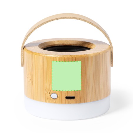 Durbal - Led Lichter. Bluetooth Anschluss. Schallleistung 3W. Batterie 300 mAh | Bambus