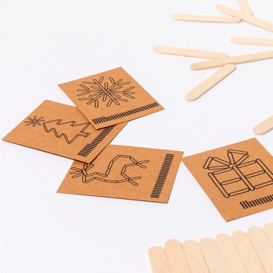 Aleko - 36 Pièces. Étui Coton | Bois