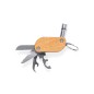 Polty - 1 Led. 9 Fonctions. Piles Bouton Incluses | Bois/ Acier Inox Polty - 1 Led. 9 Fonctions. Piles Bouton Incluses | Bois/ Acier Inox