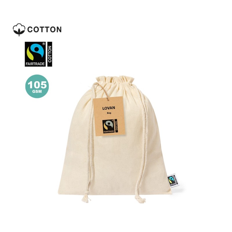 Sac Lovan avec logo personnalisé Fairtrade Sac Lovan avec logo personnalisé Fairtrade