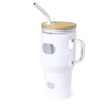 Namun - 1,1 L. Étui Silicone | Verre/ Bambou