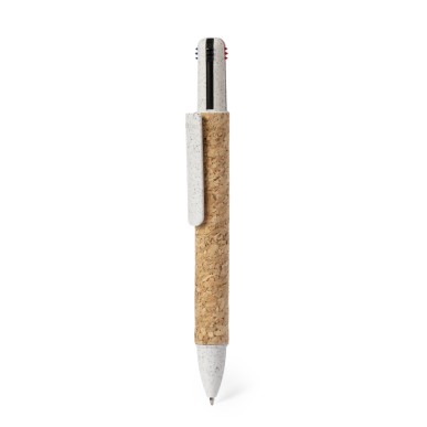 Stello - Écriture 4 Couleurs | Liège/ Paille de Blé/ ABS