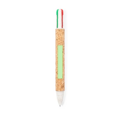 Stello - Écriture 4 Couleurs | Liège/ Paille de Blé/ ABS