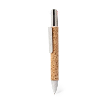 Stello - Écriture 4 Couleurs | Liège/ Paille de Blé/ ABS