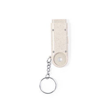 Evelyn - 2 Leds. Knopfzellen Inklusive | Weizenstroh/ ABS