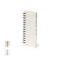 Sorduk - Bloc 30 Feuilles. 25 Notes Adhésives 4,5 x 4,4 cm. 125 Mini Notes Adhésives 1,5 x 4,3 cm | Paille de Blé/ PP