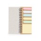 Sorduk - Bloc 30 Feuilles. 25 Notes Adhésives 4,5 x 4,4 cm. 125 Mini Notes Adhésives 1,5 x 4,3 cm | Paille de Blé/ PP