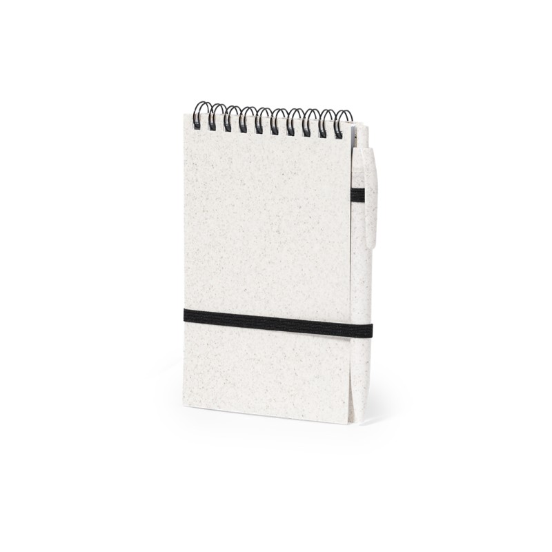 Fanny - 70 Feuilles. Stylo Paille de Blé/ ABS Incluse | Paille de Blé/ PP Fanny - 70 Feuilles. Stylo Paille de Blé/ ABS Incluse | Paille de Blé/ PP