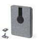 Morrison - Chargeur Sans Fil 10W. Power Bank 5000 mAh. Bloc 65 Feuilles. Sortie et Entrée Type C | Polyester 300D RPET