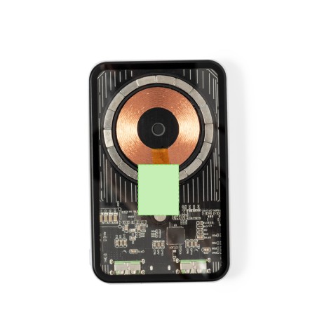 Bramson - Drahtlos 15W. Magnetisch. 5000 mAh. 2 USB Ausgänge. Typ C Ausgänge und Eingang