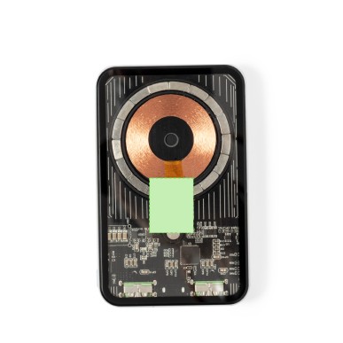 Bramson - Drahtlos 15W. Magnetisch. 5000 mAh. 2 USB Ausgänge. Typ C Au