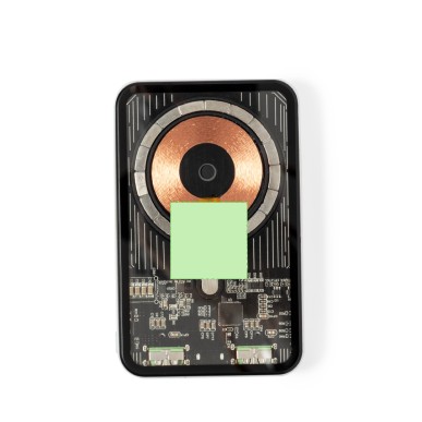 Bramson - Drahtlos 15W. Magnetisch. 5000 mAh. 2 USB Ausgänge. Typ C Au