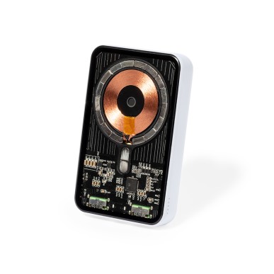 Bramson - Drahtlos 15W. Magnetisch. 5000 mAh. 2 USB Ausgänge. Typ C Au