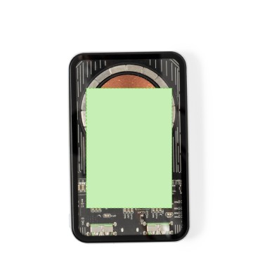 Bramson - Drahtlos 15W. Magnetisch. 5000 mAh. 2 USB Ausgänge. Typ C Au