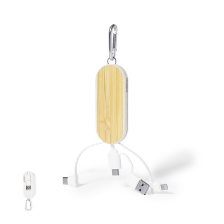 Abby - Anschluss Micro USB, Typ C und Lightning 5V DC 2A | Weizenstroh