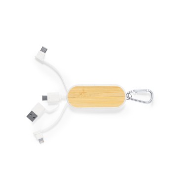 Abby - Anschluss Micro USB, Typ C und Lightning 5V DC 2A | Weizenstroh
