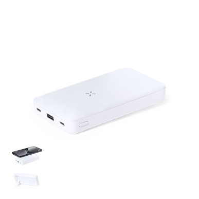 Barry - Drahtlos 15W. 5000 mAh. USB Ausgänge. 2 Typ C Ausgänge und Ein