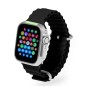 Connor - Bluetooth Anschluss. 1,83" TFT Screen. Drahtlos Wiederaufladbar. Batterie 180 mAh | Silikonarmband