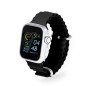Connor - Bluetooth Anschluss. 1,83" TFT Screen. Drahtlos Wiederaufladbar. Batterie 180 mAh | Silikonarmband