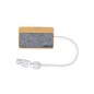 Barney - 1 Typ C Hub. 2 Hubs USB 2.0 | Filz RPET/ Bambus