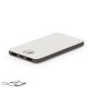 Mayer - 5000 mAh. 2 USB und 1 Typ C Ausgänge. Micro USB und Typ C Eingang | Kaffeefaser/ ABS/ Reclycling Baumwolle
