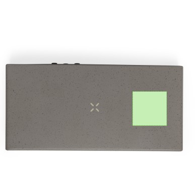 Barret - Drahtlos Ladegerät 10W. Einstellbare Lichtintensität. USB Ans