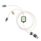 Seymur - Anschluss Micro USB, Typ C und Lightning 5V DC 2.4A | Kaffeefaser/ ABS/ Reclycling Baumwolle