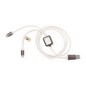 Seymur - Anschluss Micro USB, Typ C und Lightning 5V DC 2.4A | Kaffeefaser/ ABS/ Reclycling Baumwolle