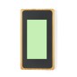 Koby - Led Lichter. 5000 mAh. USB Ausgang. Typ C Ausgänge und Eingang | Bambus