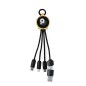 Lawrence - Led Lichter. Anschluss Micro USB, Typ C und Lightning 5V DC 2.4A | Bambus