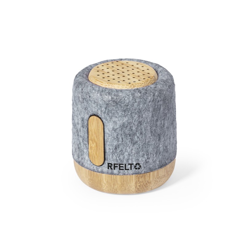 Boitok - Bluetooth Anschluss. Schallleistung 3W. Batterie 300 mAh | Filz RPET/ Bambus